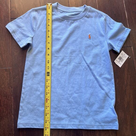 Polo Ralph Lauren t-shirt Light Blue Sz 6 Boys - Picture 4 of 5